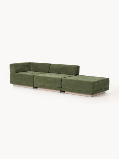 Warehamy Colin Modular Sofa, 4-Seater, with Ottoman