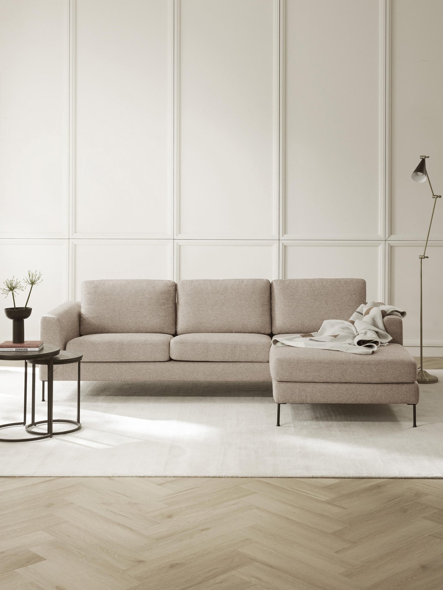 Warehamy Cucita 3-Seater Sofa, Corner