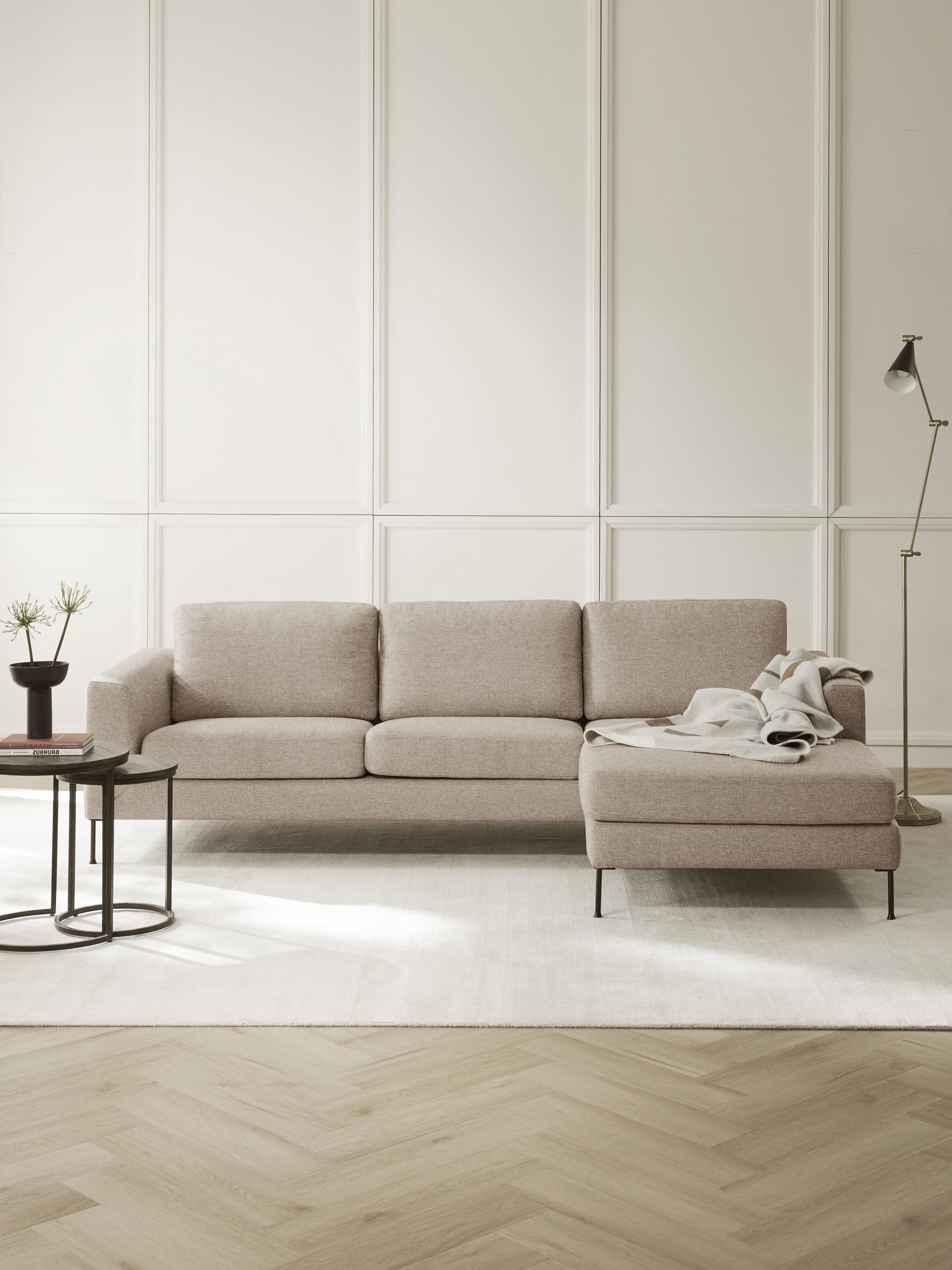 Warehamy Cucita 3-Seater Sofa, Corner