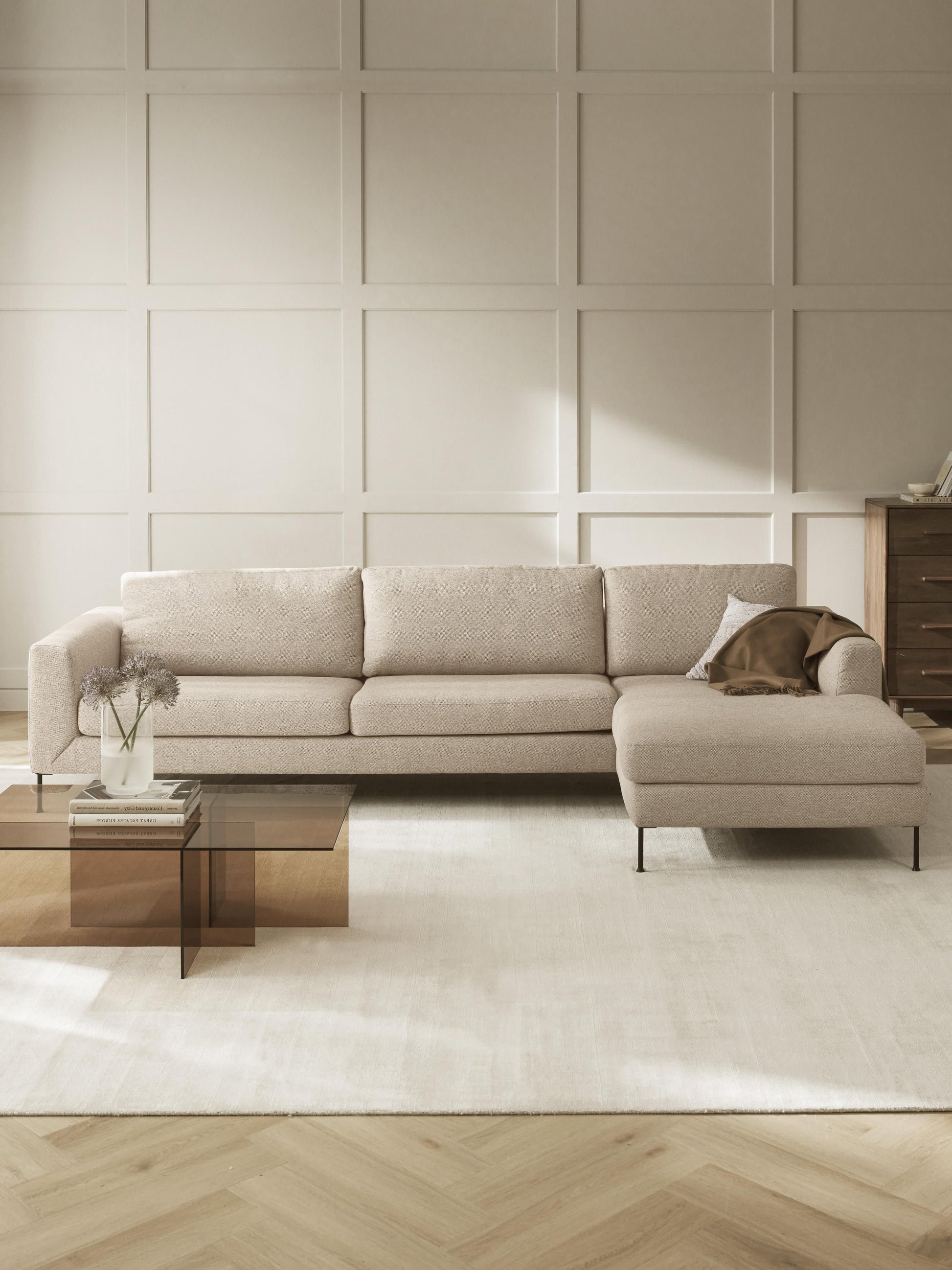 Warehamy Cucita 4-Seater Sofa, Corner