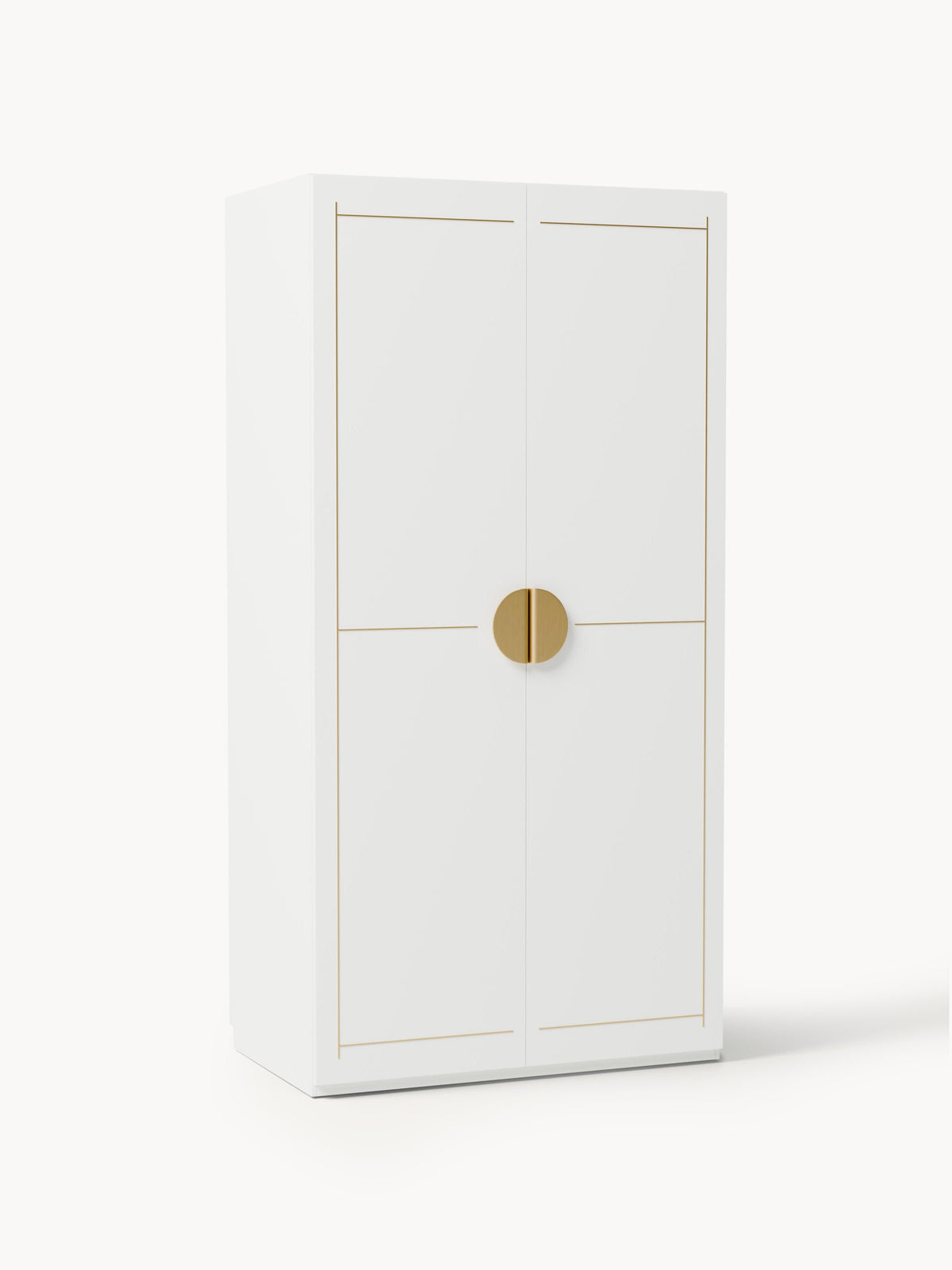 Warehamy Denise Hinged-Door Modular Wardrobe, 100 cm Wide, in Various Sizes