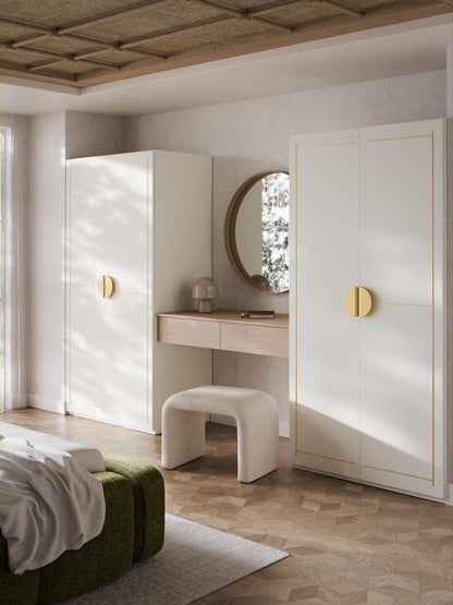 Warehamy Denise Hinged-Door Modular Wardrobe, 100 cm Wide, in Various Sizes