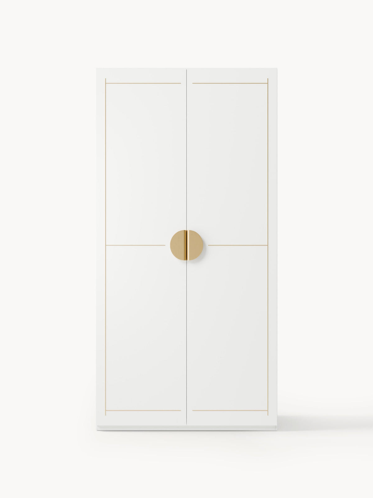 Warehamy Denise Hinged-Door Modular Wardrobe, 100 cm Wide, in Various Sizes