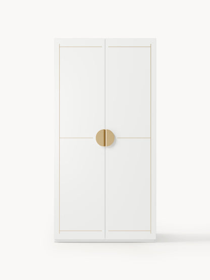 Warehamy Denise Hinged-Door Modular Wardrobe, 100 cm Wide, in Various Sizes