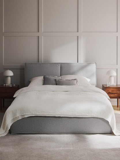 Warehamy Dream Bed, Upholstered, with Storage