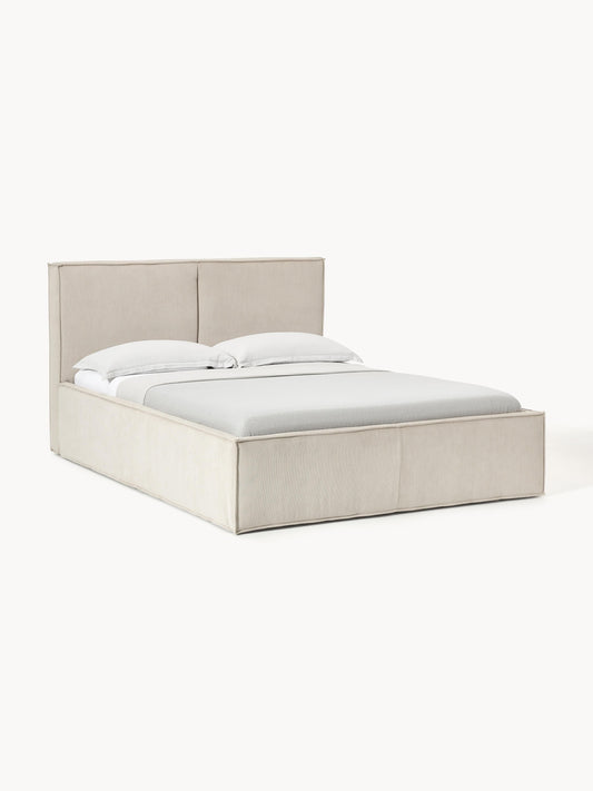 Warehamy Dream Upholstered Corduroy Bed