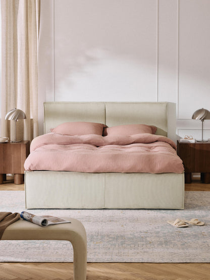 Warehamy Dream Upholstered Corduroy Bed