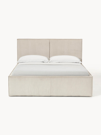 Warehamy Dream Upholstered Corduroy Bed