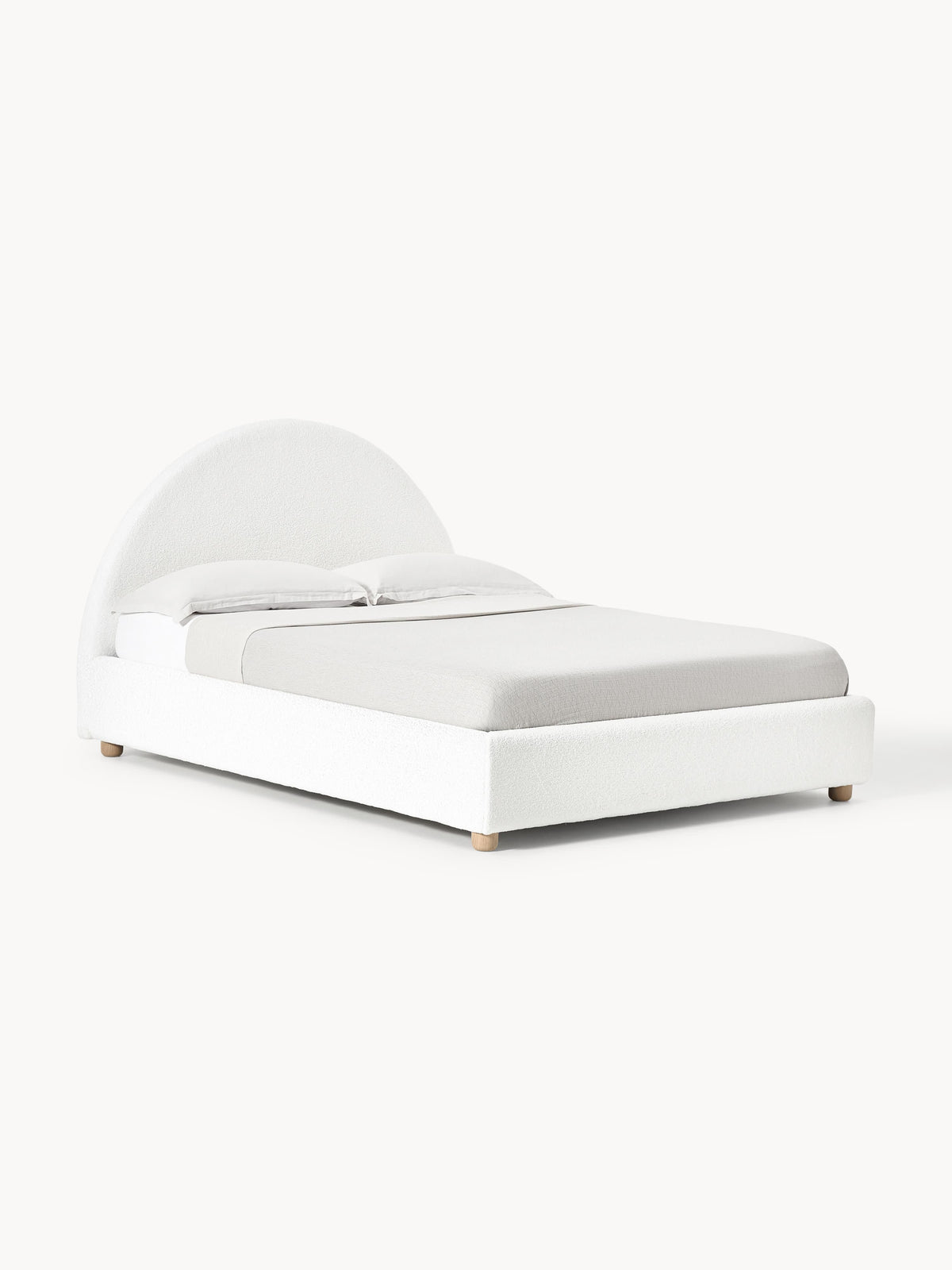 Warehamy Ebba Storage Bed, Upholstered in Teddy