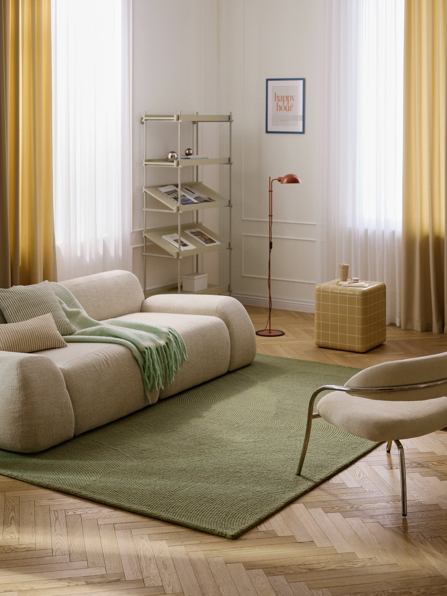 Warehamy Eleni Hand-Tufted Rug in Wool