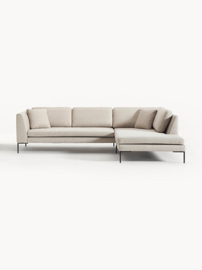 Warehamy Emma Sofa, Corner, with Metal Legs