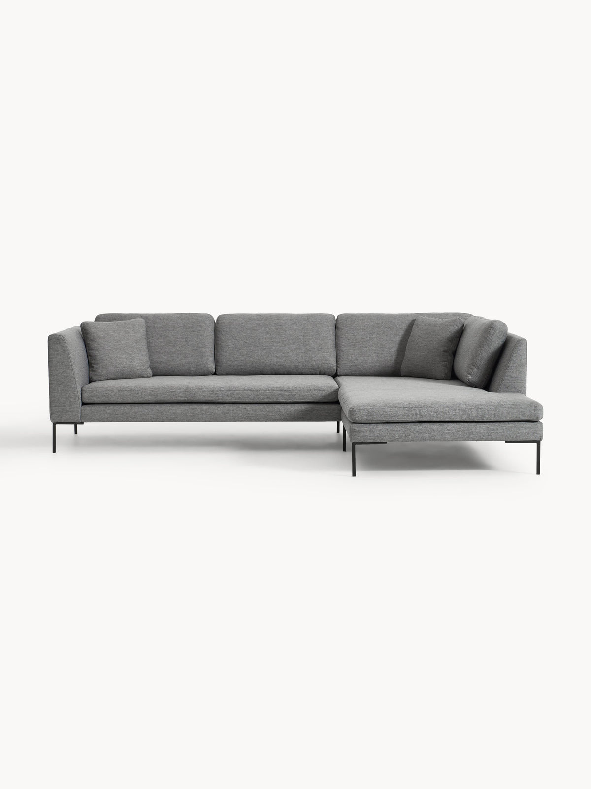 Warehamy Emma Sofa, Corner, with Metal Legs