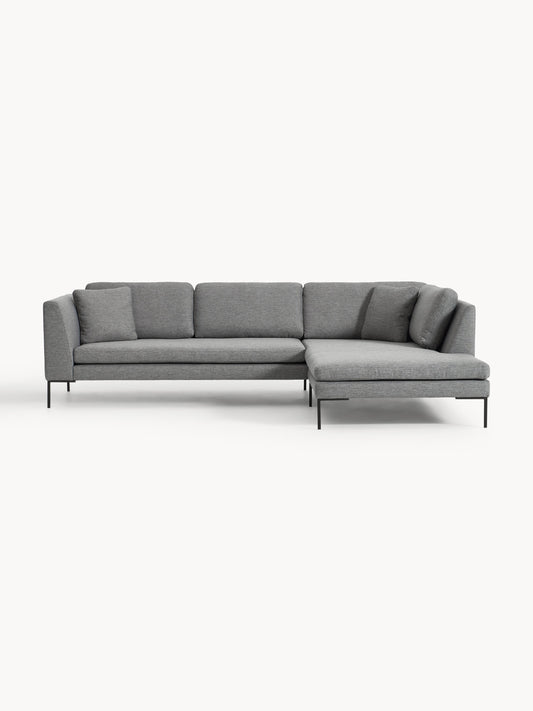 Warehamy Emma Sofa, Corner, with Metal Legs