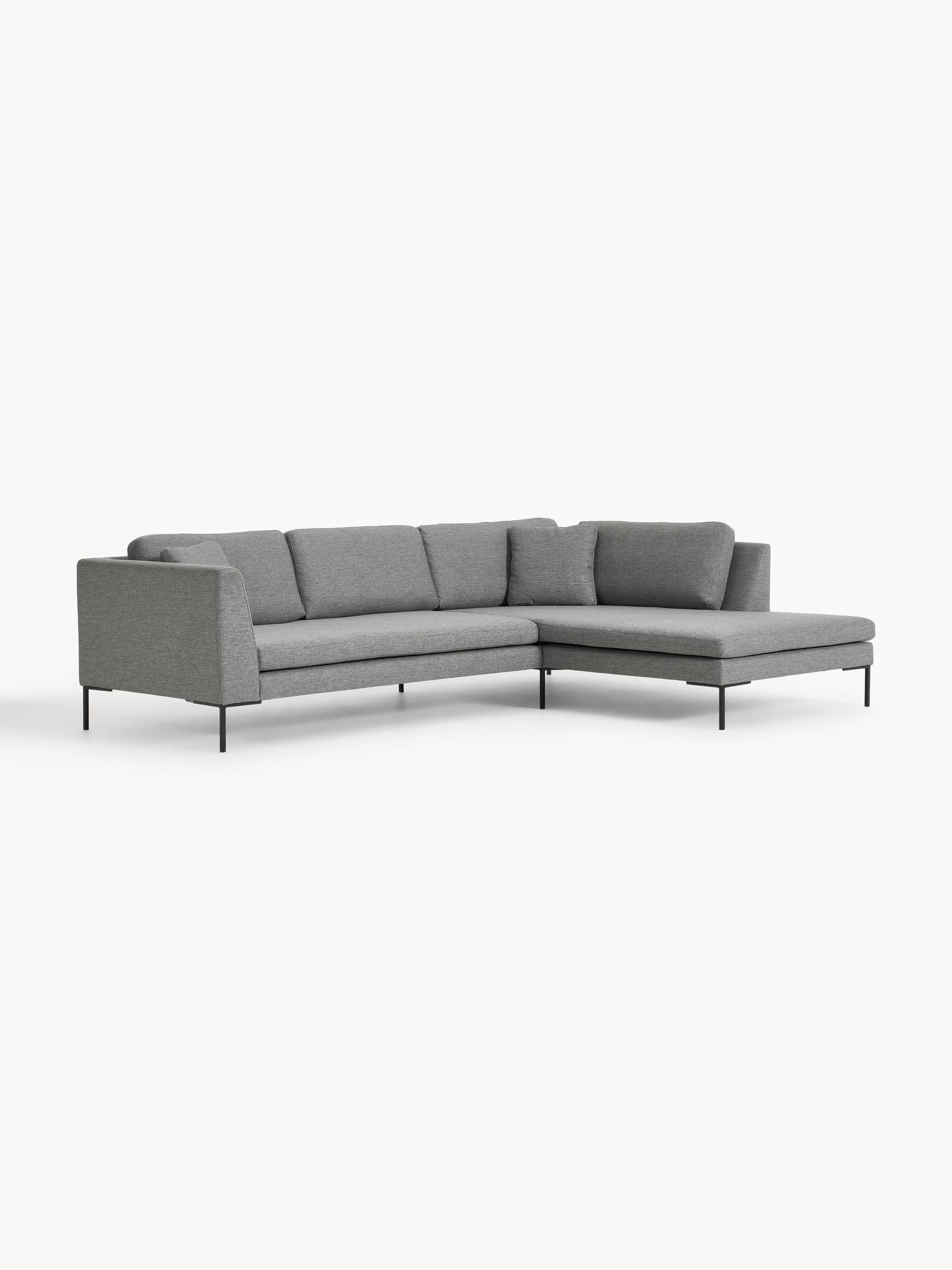 Warehamy Emma Sofa, Corner, with Metal Legs