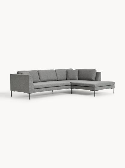 Warehamy Emma Sofa, Corner, with Metal Legs