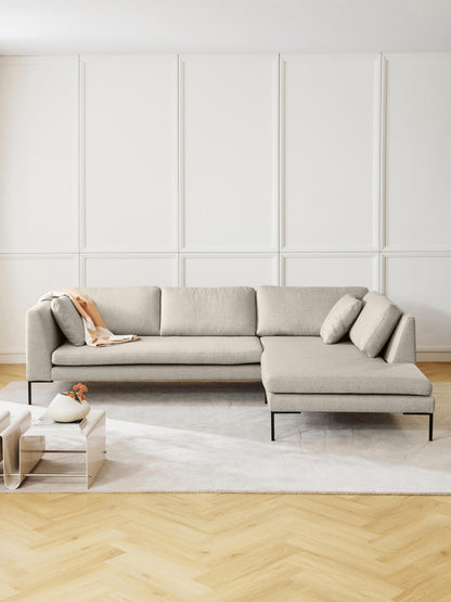 Warehamy Emma Sofa, Corner, with Metal Legs