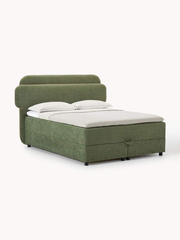 Warehamy Enrica Bed with Storage, Box Spring