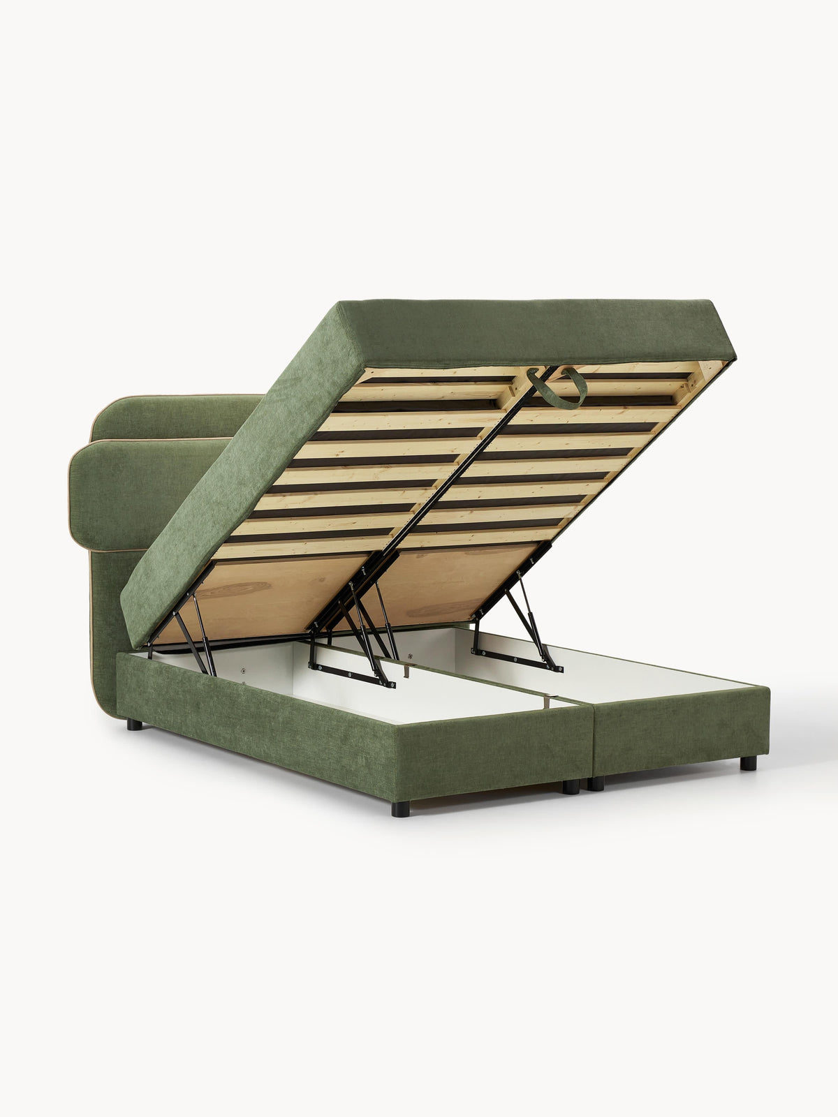 Warehamy Enrica Bed with Storage, Box Spring