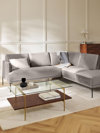 Warehamy Fluente Velvet Sofa (Corner)