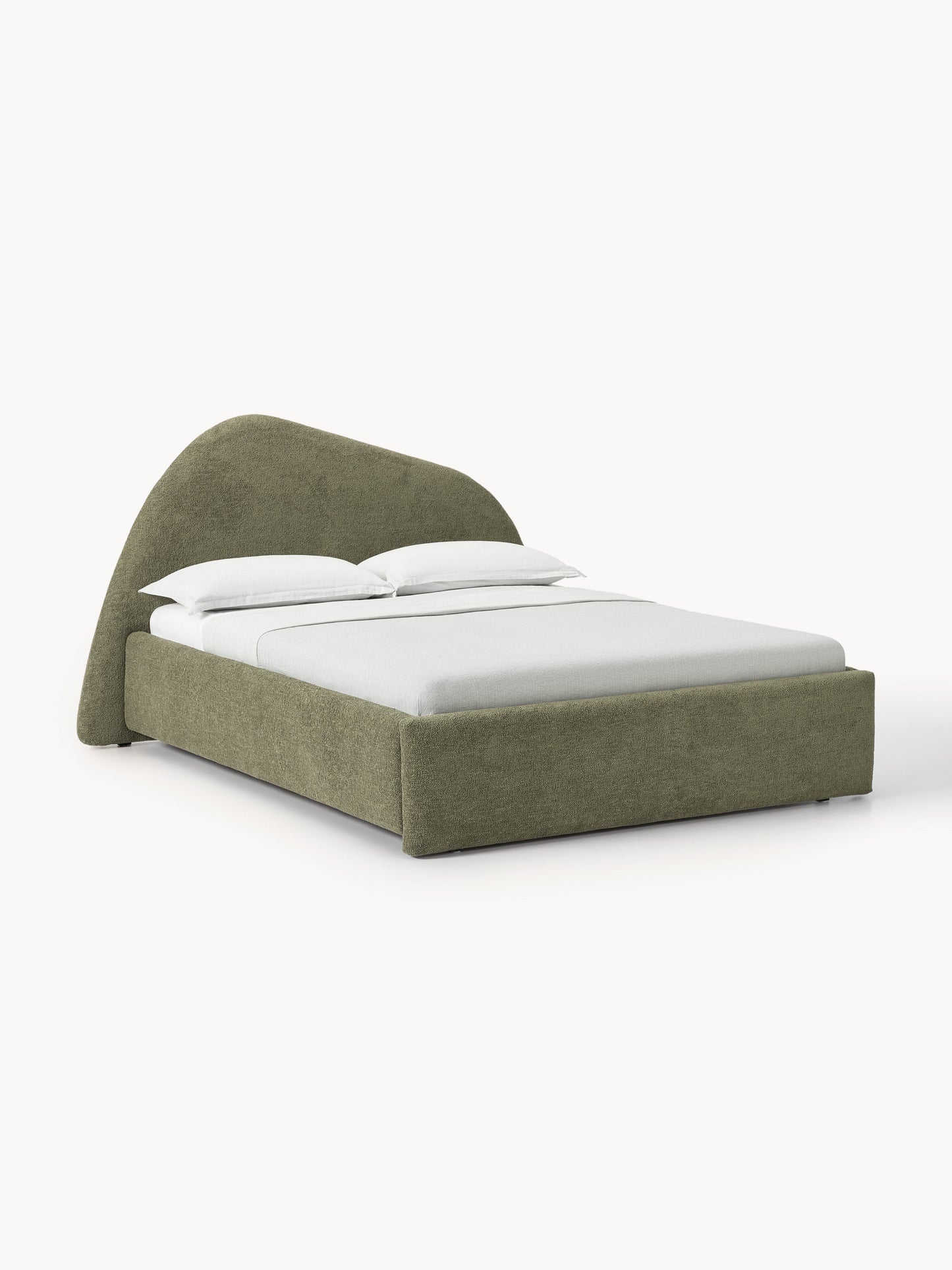 Warehamy Gary Upholstered Bouclé Bed