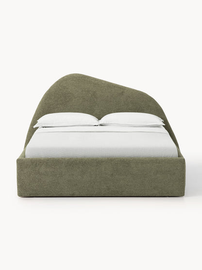Warehamy Gary Upholstered Bouclé Bed