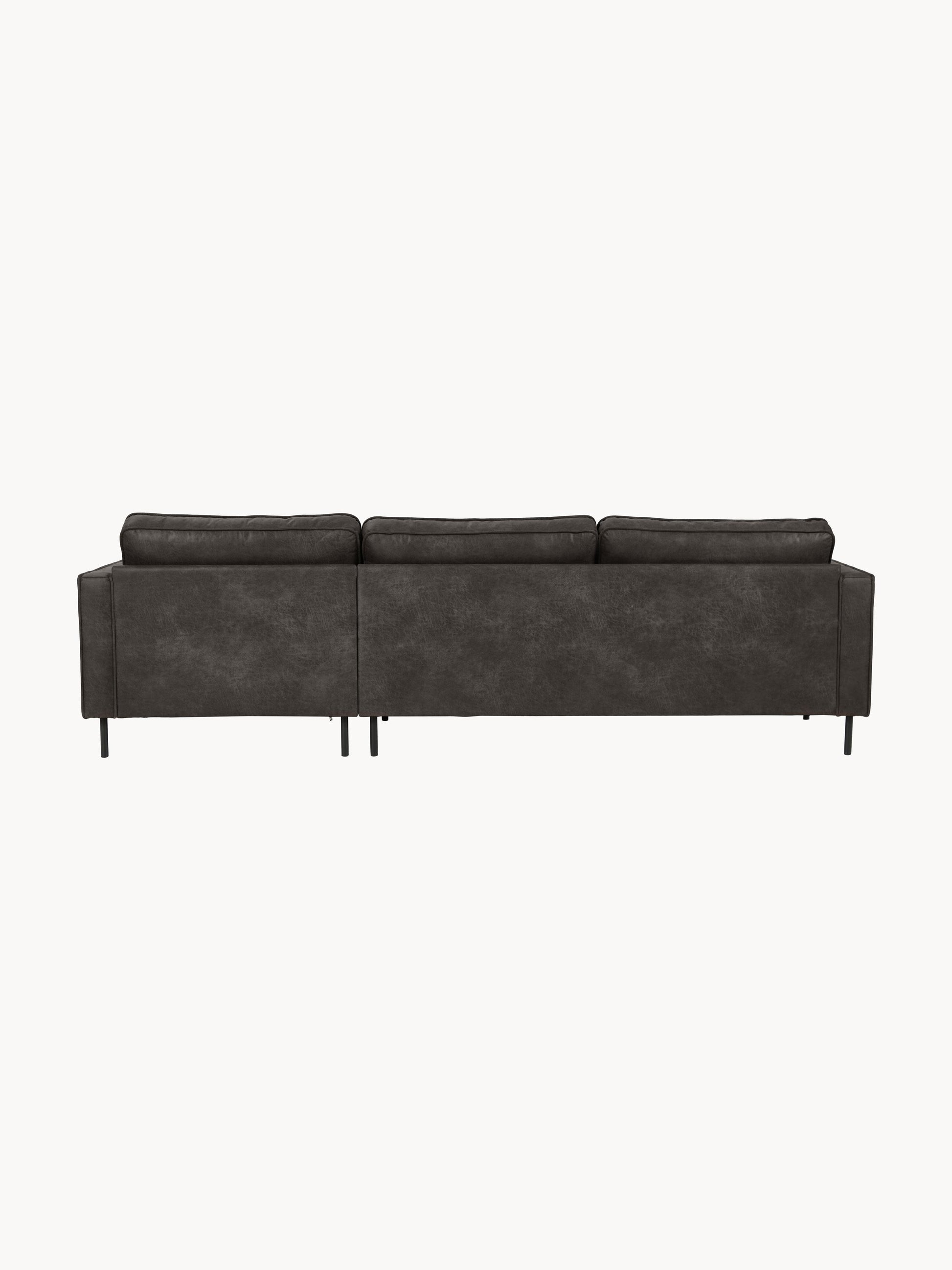 Warehamy Hunter 3-Seater Leather Corner Sofa