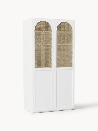 Warehamy Jeanne Hinged-Door Modular Wardrobe, 100 cm Wide, in Various Sizes