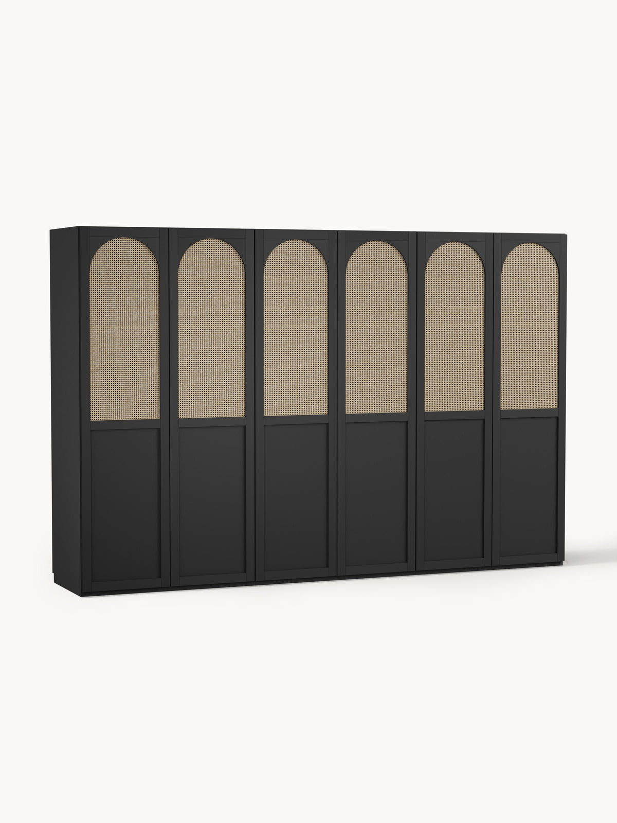 Warehamy Jeanne Hinged-Door Modular Wardrobe, 300 cm Wide, in Various Sizes