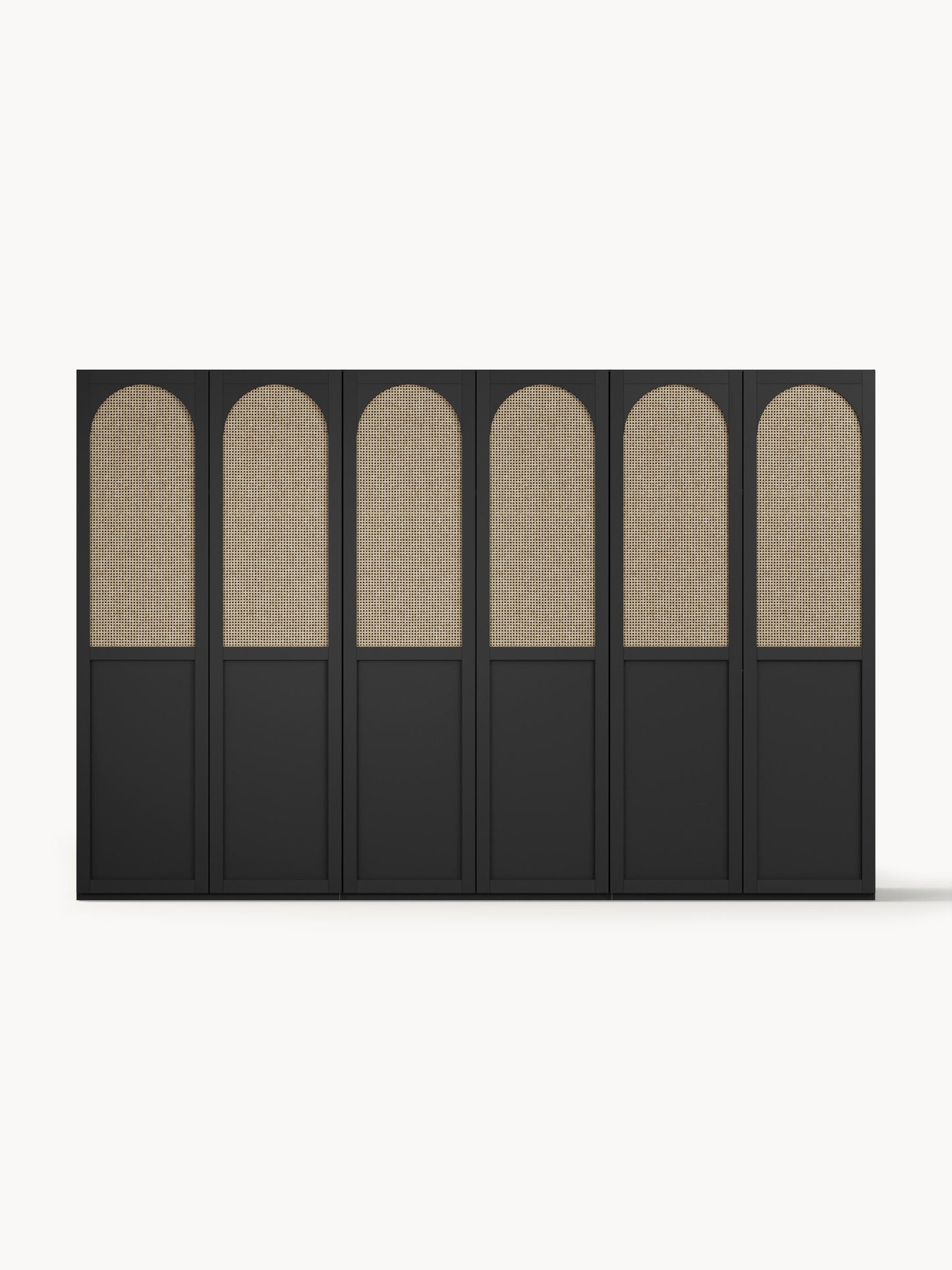 Warehamy Jeanne Hinged-Door Modular Wardrobe, 300 cm Wide, in Various Sizes
