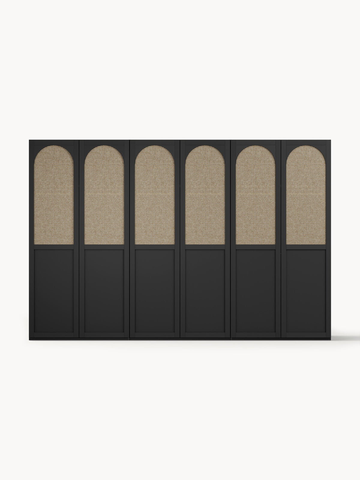 Warehamy Jeanne Hinged-Door Modular Wardrobe, 300 cm Wide, in Various Sizes