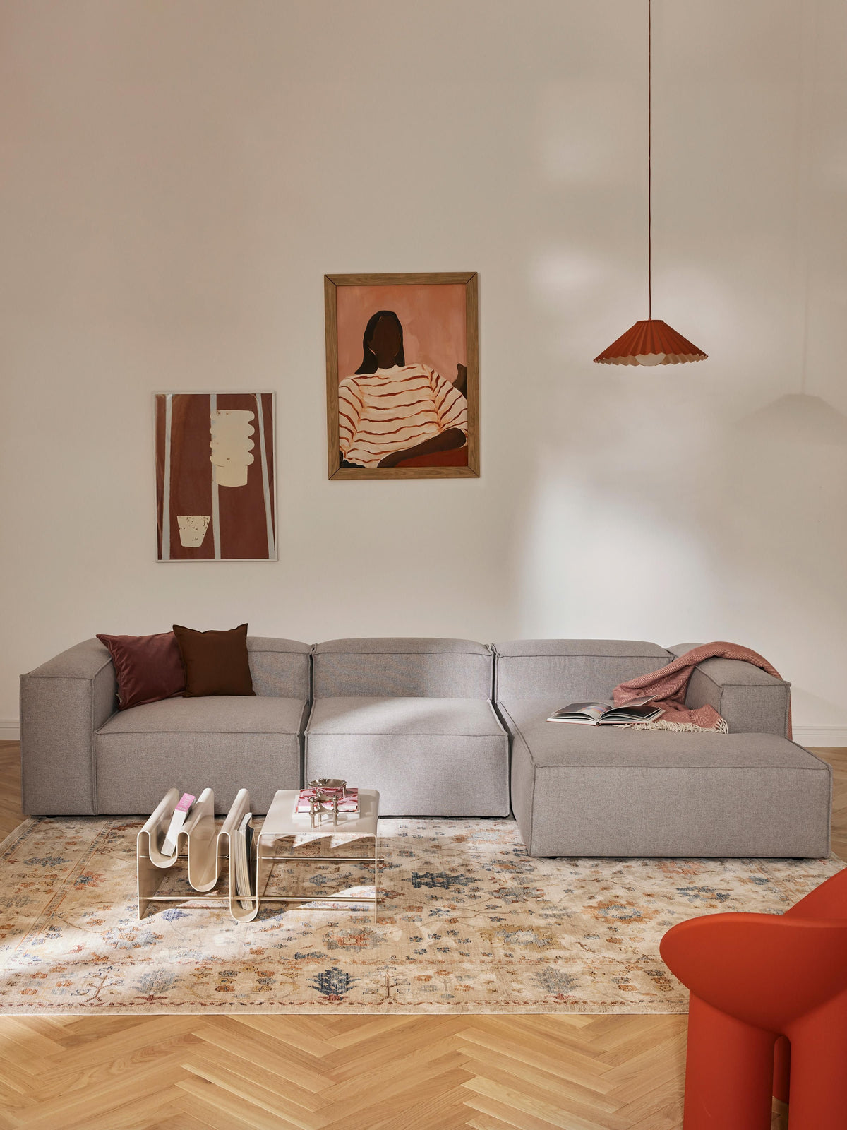 Warehamy Lennon 4-Seater Corner Sofa, Modular