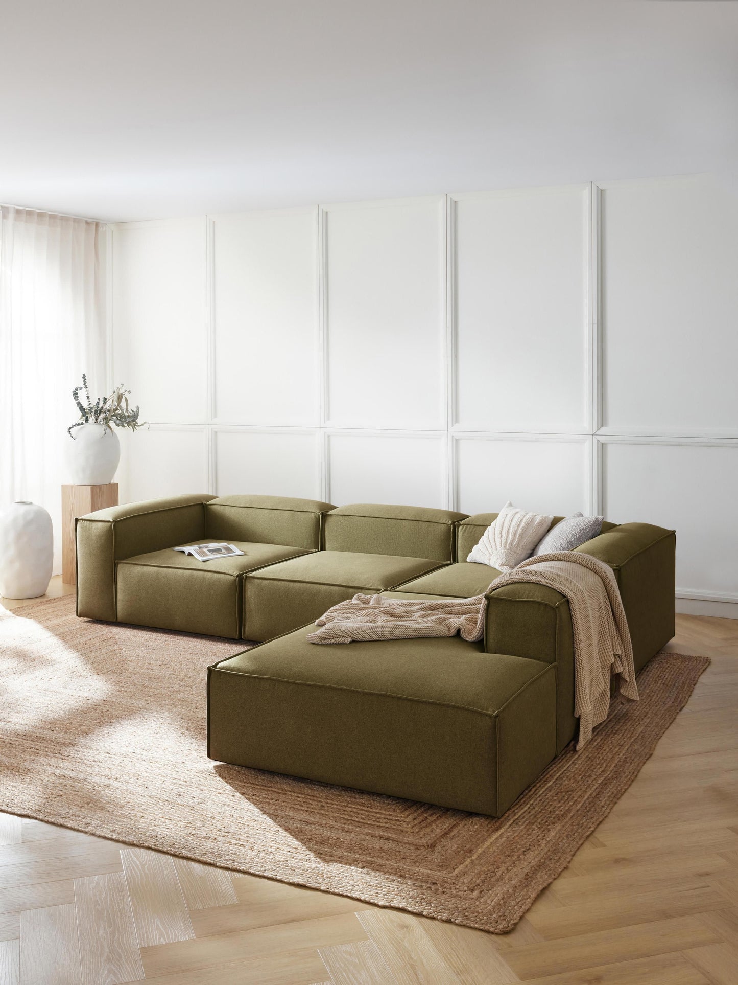 Warehamy Lennon 4-Seater Modular XL Corner Sofa
