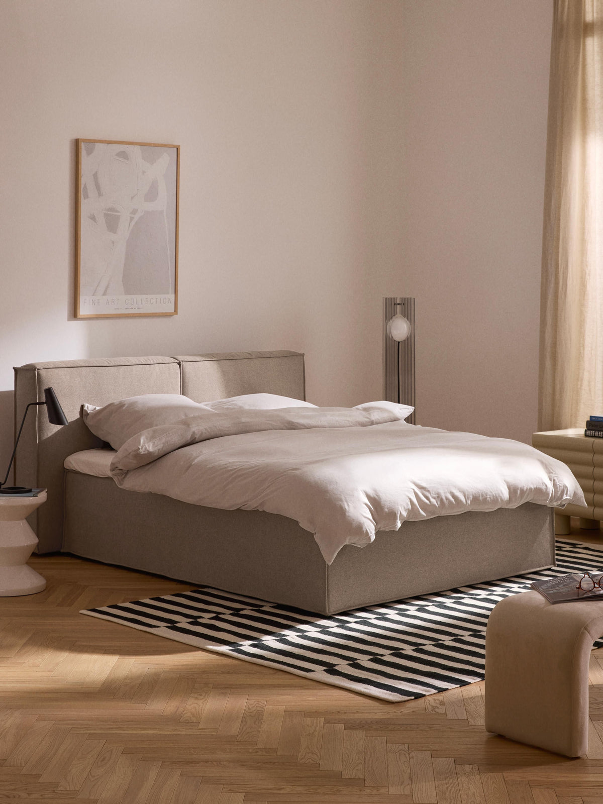 Warehamy Lennon Bed Frame, Box Spring