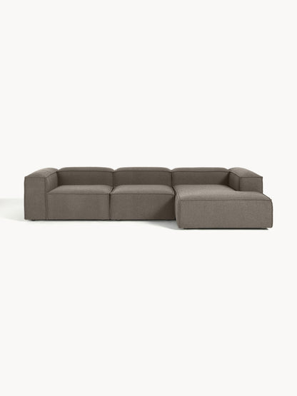 Warehamy Lennon Bouclé Corner Sofa, Modular, 4-Seater