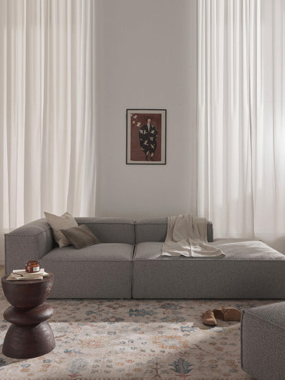 Warehamy Lennon Bouclé Modular Ottoman