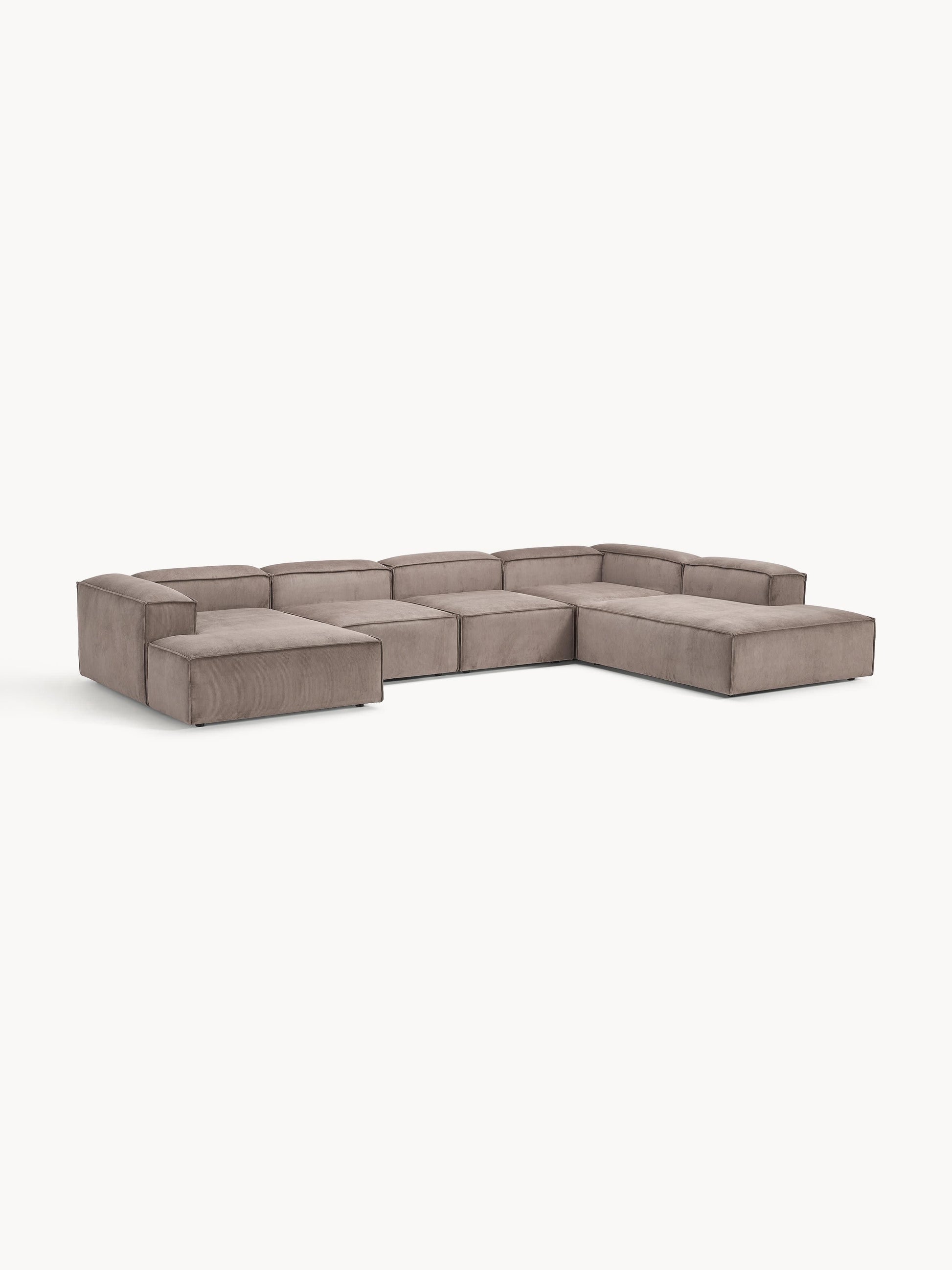 Warehamy Lennon Corduroy Modular Sofa, XL