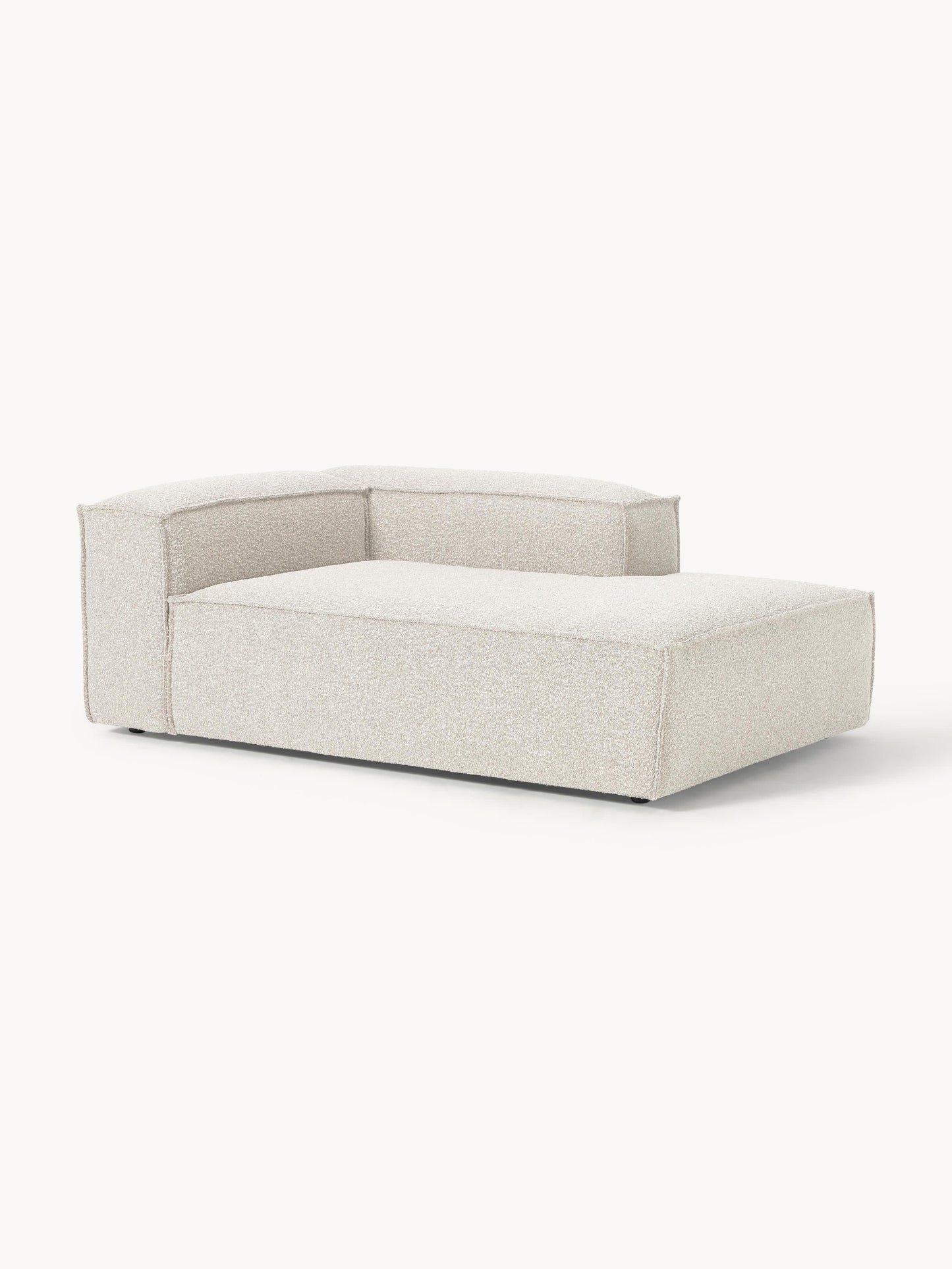 Warehamy Lennon Corner Ottoman Module in Bouclé