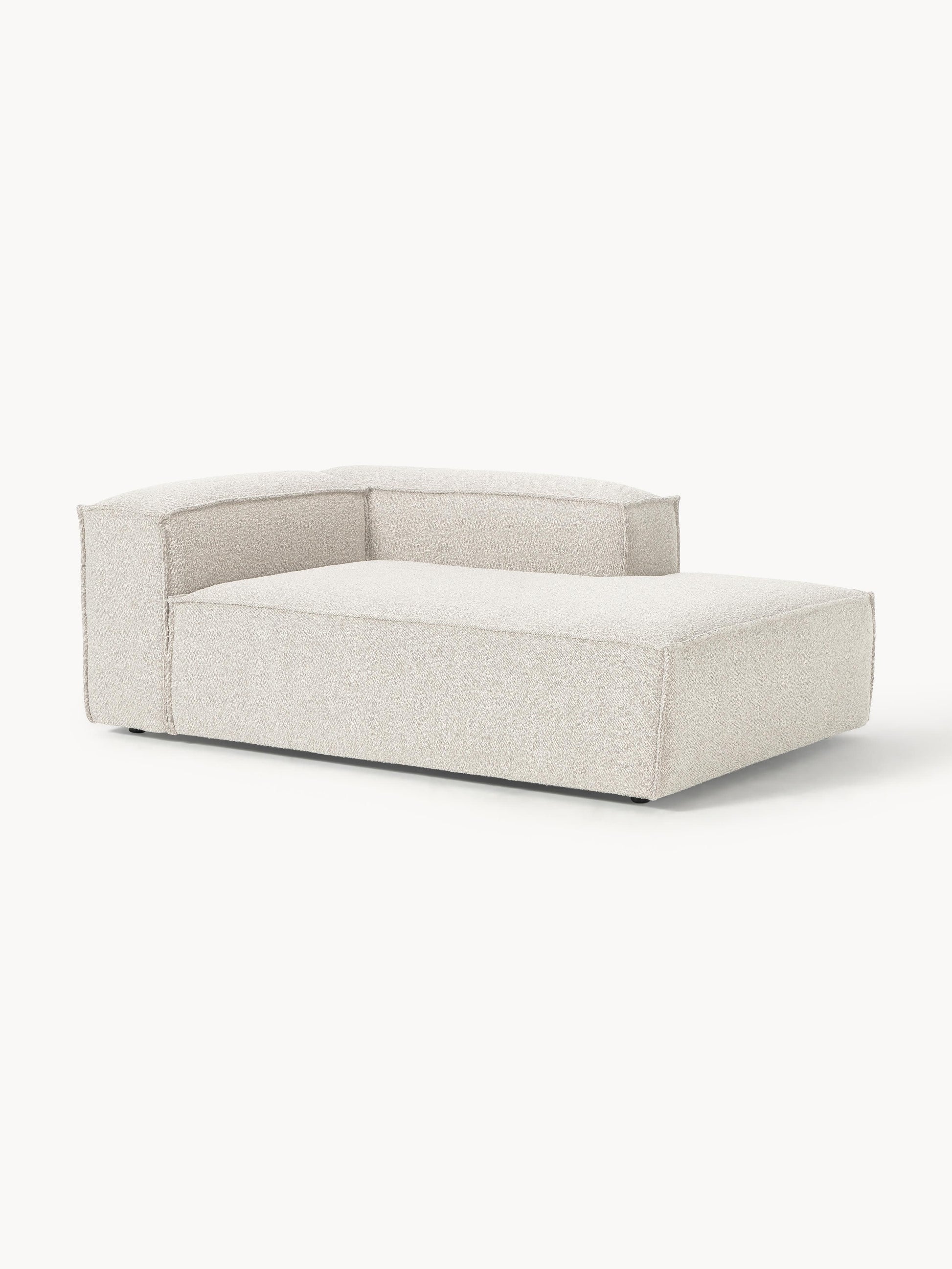 Warehamy Lennon Corner Ottoman Module in Bouclé