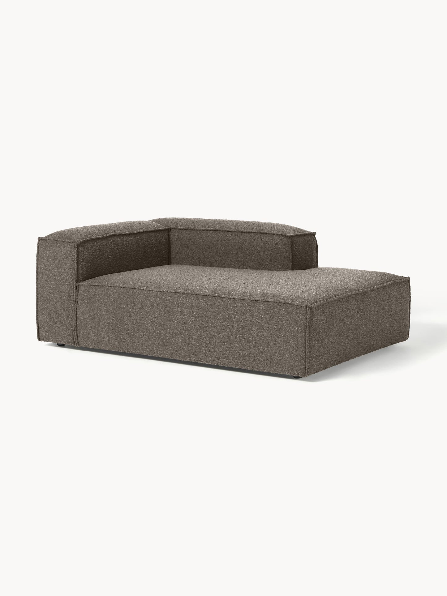 Warehamy Lennon Corner Ottoman Module in Bouclé