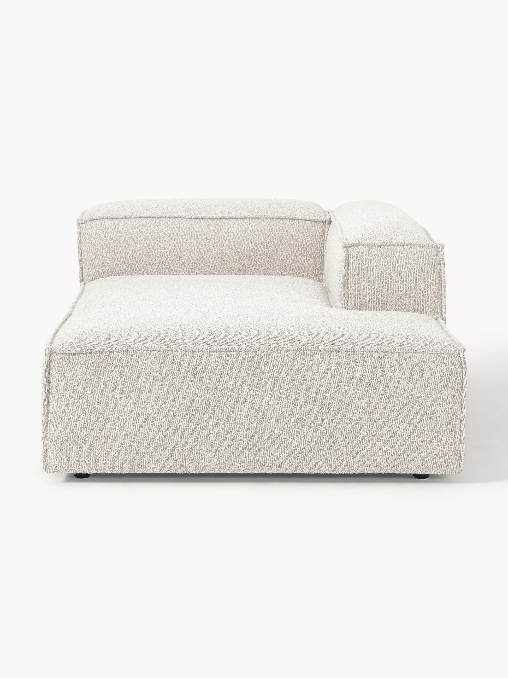 Warehamy Lennon Corner Ottoman Module in Bouclé
