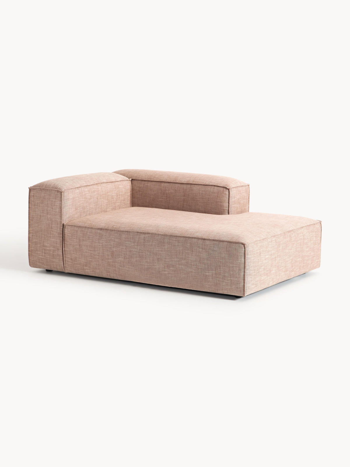 Warehamy Lennon Corner Ottoman Module in Linen Blend
