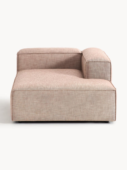 Warehamy Lennon Corner Ottoman Module in Linen Blend