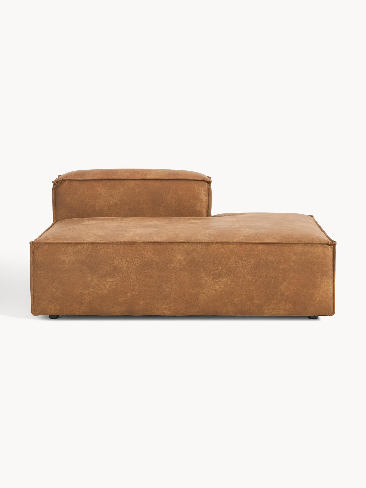 Warehamy Lennon Leather Ottoman Section