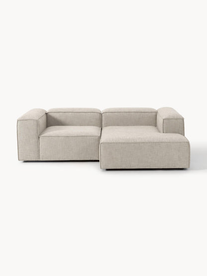 Warehamy Lennon Linen Blend Corner Sofa (2-Seater), Modular