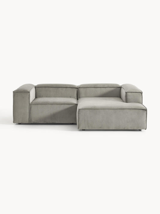 Warehamy Lennon Modular Corner Sofa, Corduroy, 2-Seater