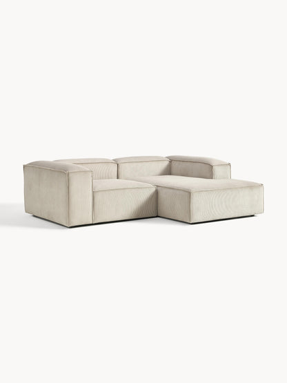 Warehamy Lennon Modular Corner Sofa, Corduroy, 2-Seater