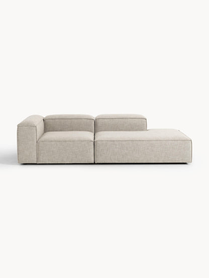 Warehamy Lennon Modular Linen Blend Ottoman