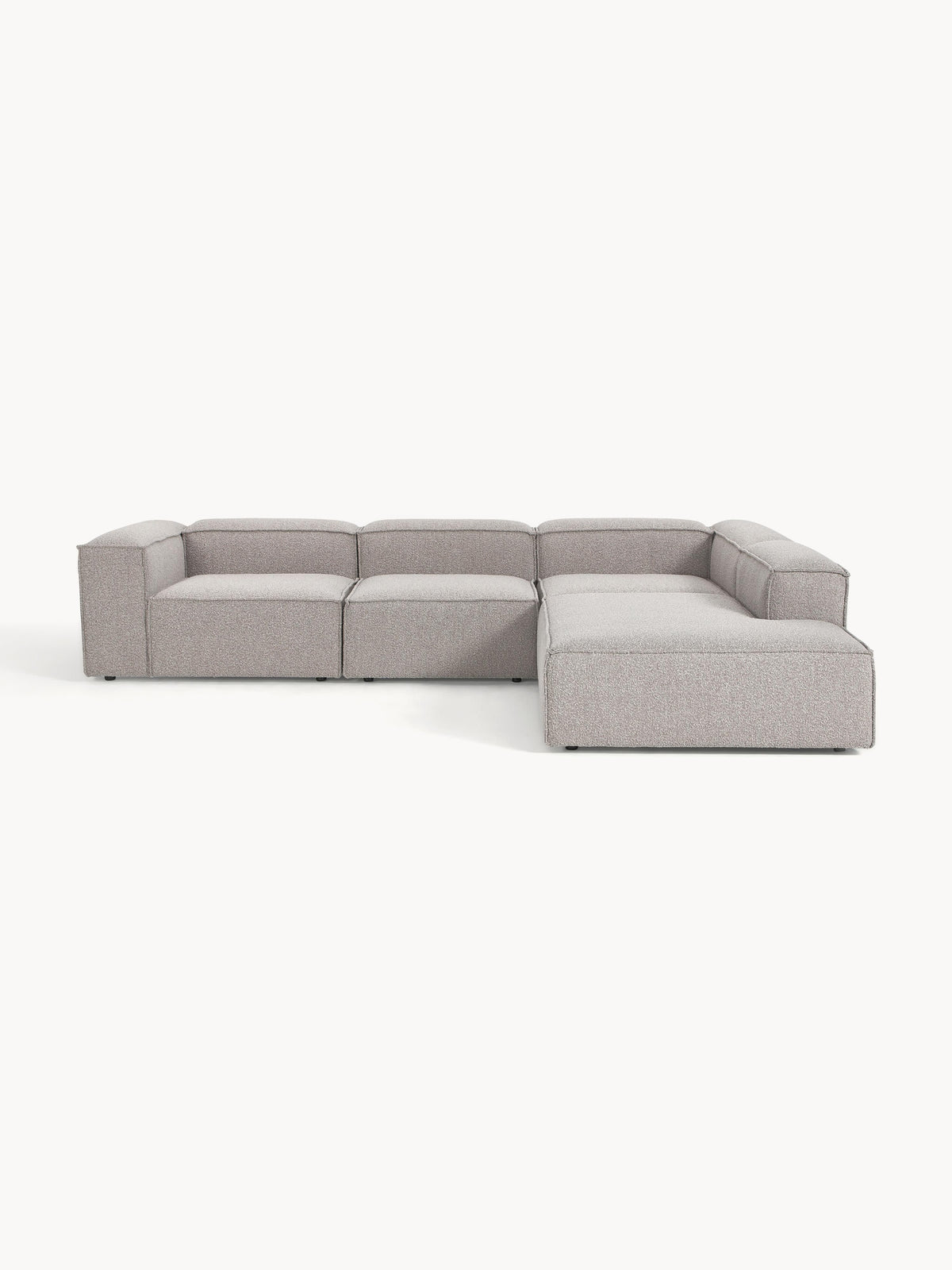 Warehamy Lennon Modular XL Corner Sofa, Bouclé, 4-Seater