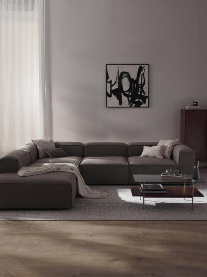 Warehamy Lennon Modular XL Corner Sofa, Bouclé, 4-Seater