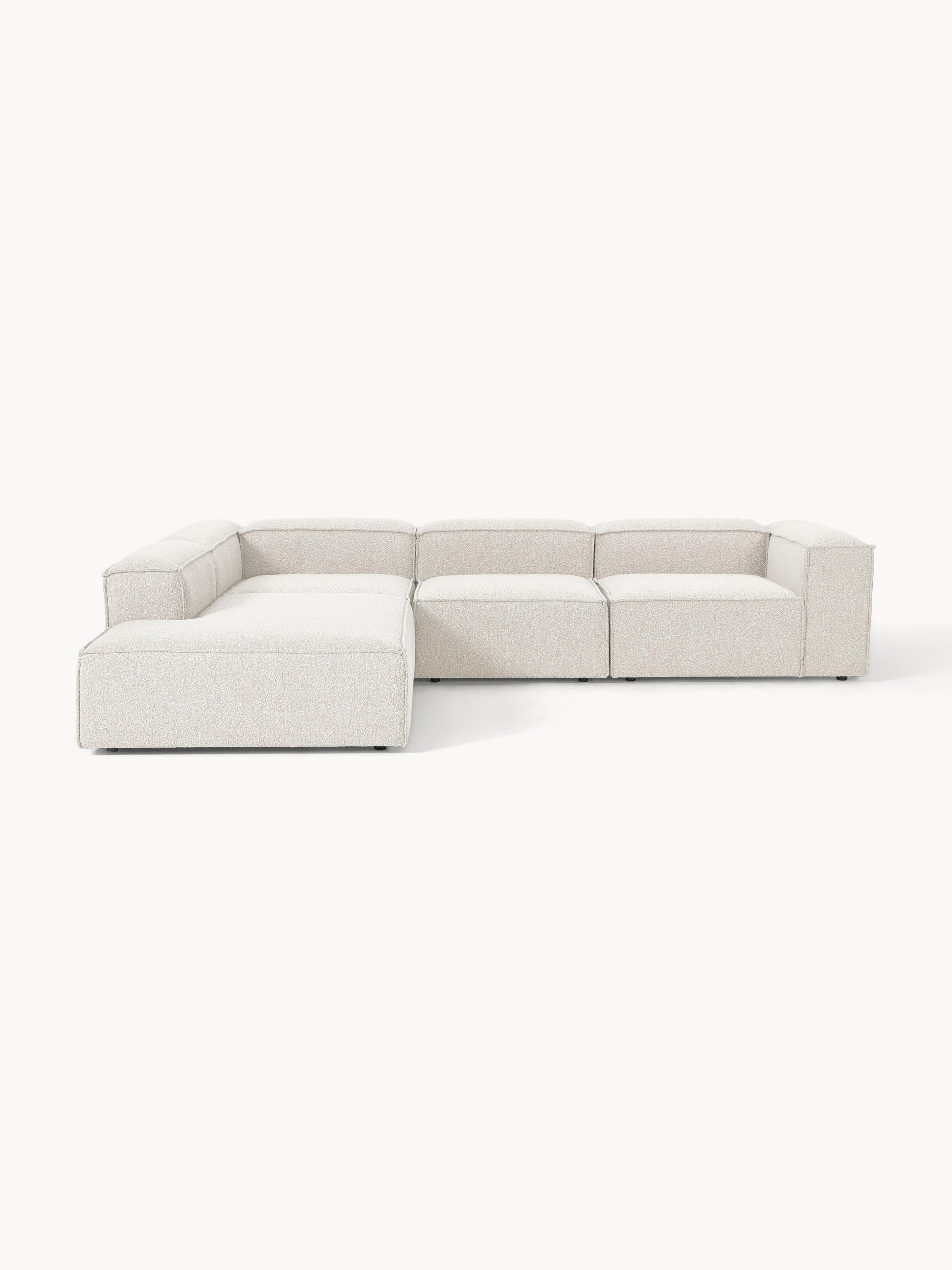 Warehamy Lennon Modular XL Corner Sofa, Bouclé, 4-Seater